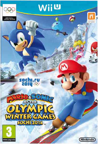 Mario  Sonic Winter Olympic Games Sochi 2014 Wii U